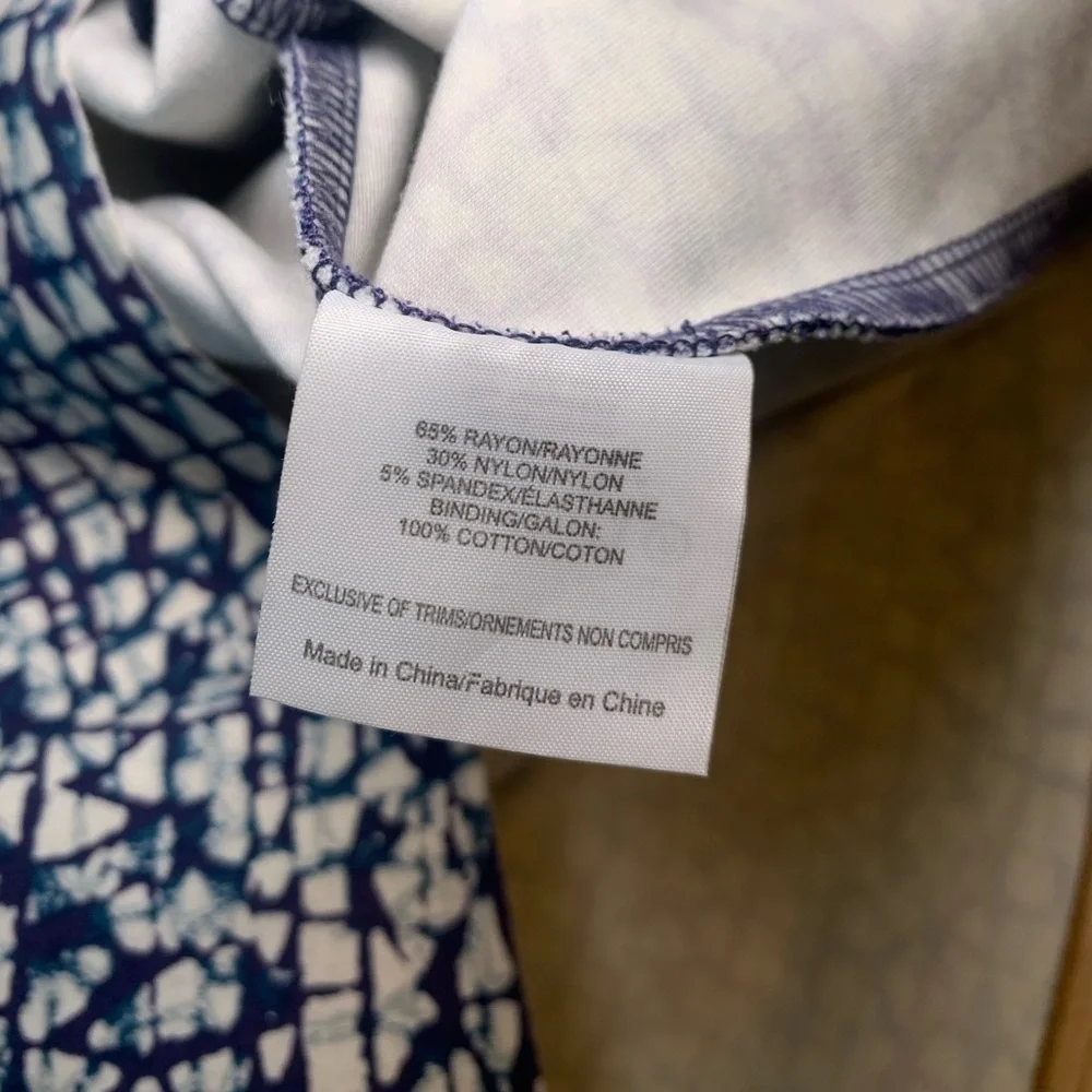 Tory Burch Blue Dress Style# 11152404 Size Medium - Picture 8 of 12